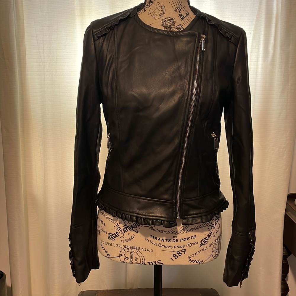 Zara Faux leather jacket